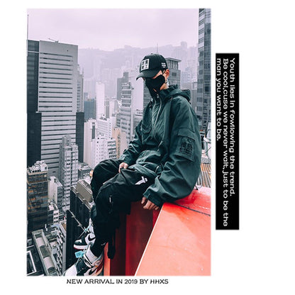 Multi-Pocket Vintage Jacket