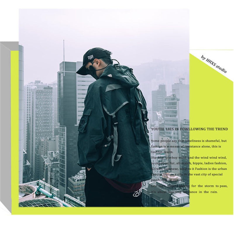 Multi-Pocket Vintage Jacket